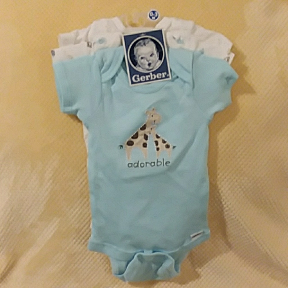 3 pack Gerber onesies